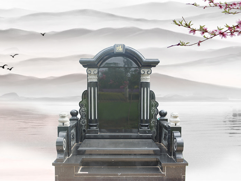 传统立碑